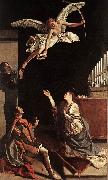 GENTILESCHI, Orazio Sts Cecilia, Valerianus and Tiburtius dfgj Spain oil painting artist